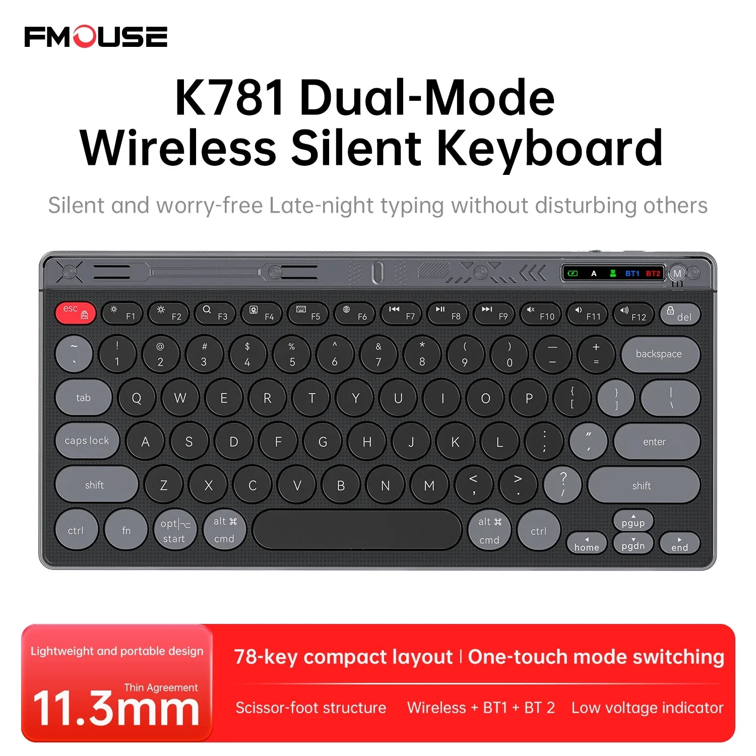 Bluetooth Wireless Keyboard Mouse Set Laptop Silent Button Charging Portable Mini Wireless Keyboard Office Typing
