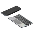Bluetooth 5.3 Wireless Bluetooth Keyboard Portable Detachable Foldable Keyboard Universal with Touchpad Mini Foldable Keypad