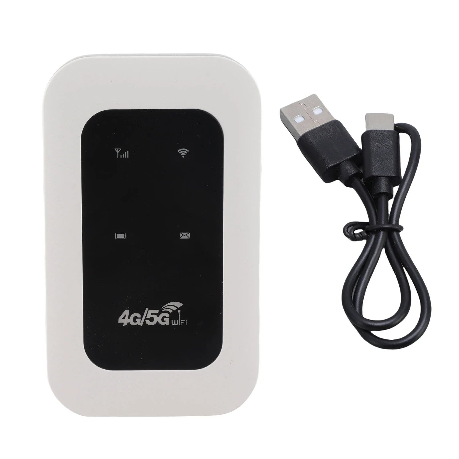 Portable 300Mbps 4G WiFi Hotspot Plug and Play Support 10 Devices Travel Mobile Hotspot with SIM Card Slot for Motorhome