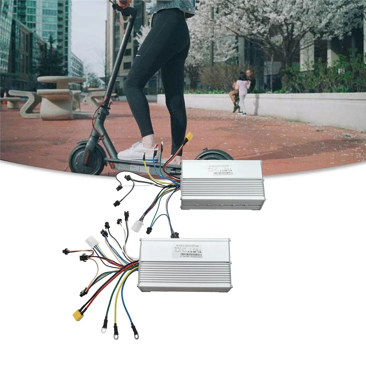 For JP 60V 50A DC Brushless Controller Dual Motor for Electric E Bike Brushless Controller