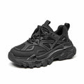 BeauToday Chunky Sneakers Women Synthetic Leather Mesh Patchwork Round Toe Lace-Up Thick Sole Ladies Sports Shoes Handmade 29448