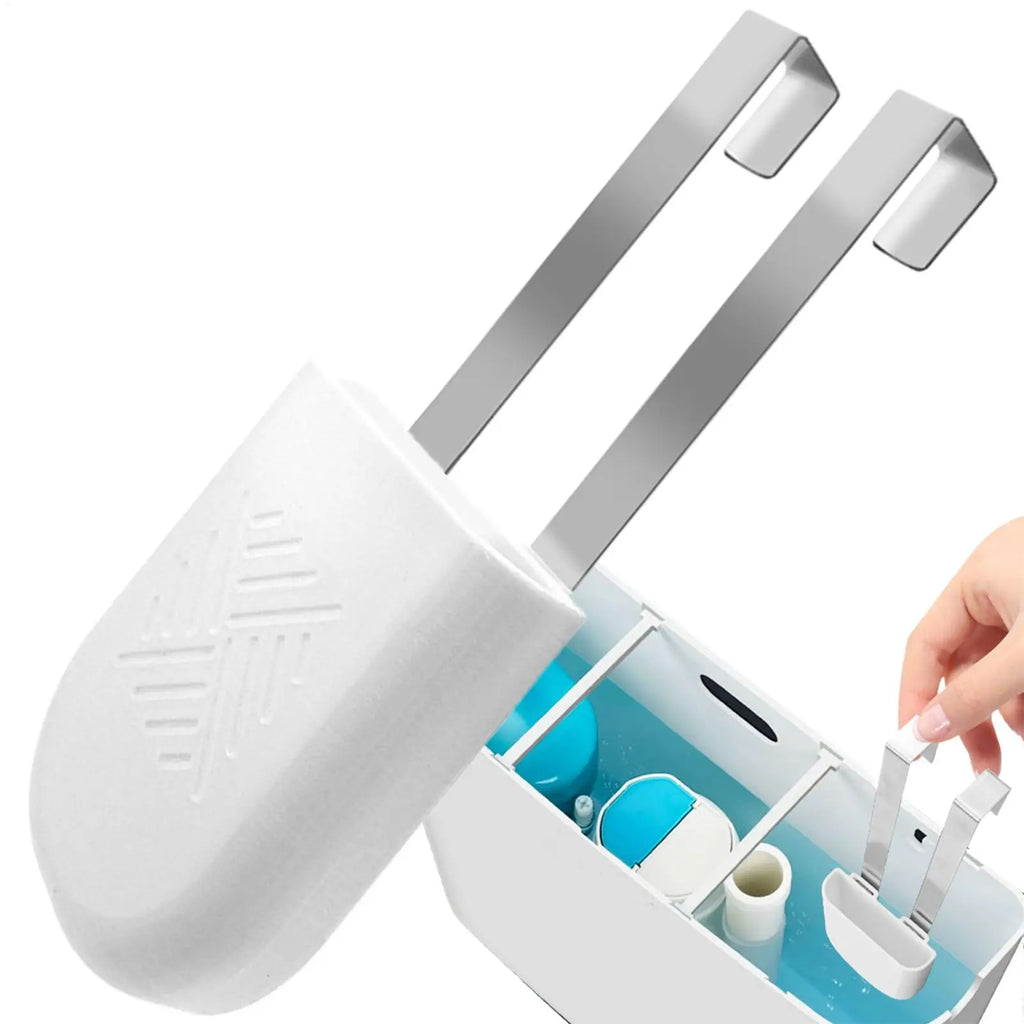 Toilet Tank Cleaning Tablet Holder Toilet Bowl Tablet Hanging Organizer Bleach Tablet Bracket For Universal Toilet Cleaner Caddy