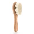 Newborn Baby Wool Baby Wooden Brush Comb Newborn Hair Brush Infant Head Massager Portable Baby Comb Hair Bath Brush Comb New