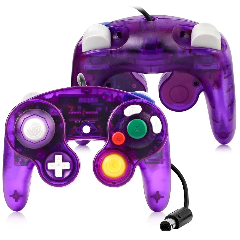 New Wired Game Controller for GameCube NGC Single Button Wired Gamepad Joystick for NGC Game Console Dropshipping