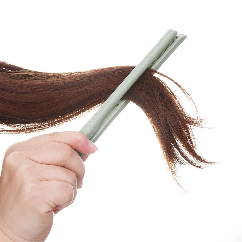 Wheat Straw V-shaped Flat Comb for Hair Straight Salon Hair Brush Straightner Hairdressing Comb Portable Mini Barber Hairbrush