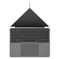 bluetooth Wireless Keyboard for Tablet/Phone/PC, Foldable Keyboard w/ Detachable Magnetic Leather Stand Ultra-Long Battery Life