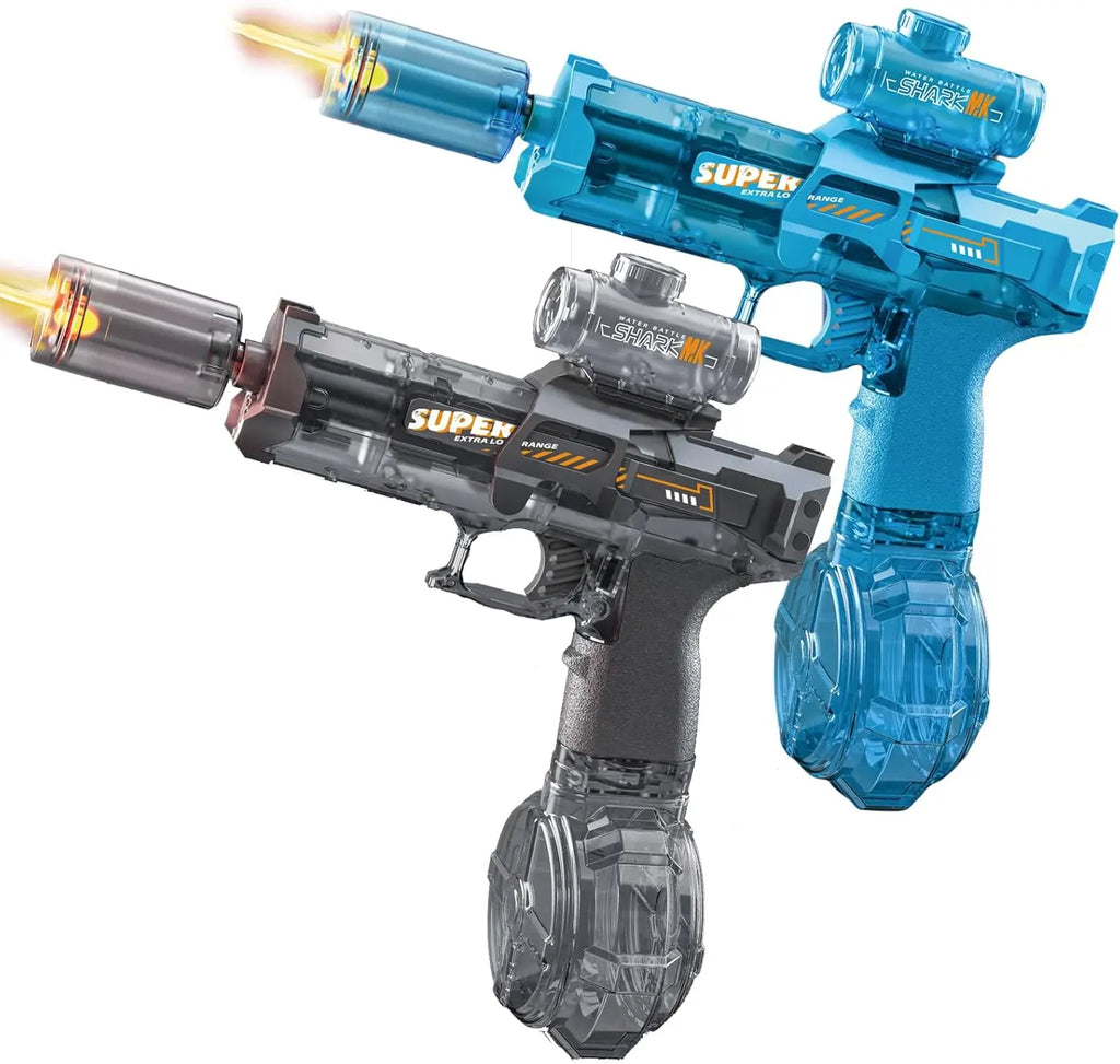Electric Pulse Water Guns Automatic Water Gun With Led Light Water Blaster Squirt Gun Summer Outdoor Party Toys Gifts For Adult