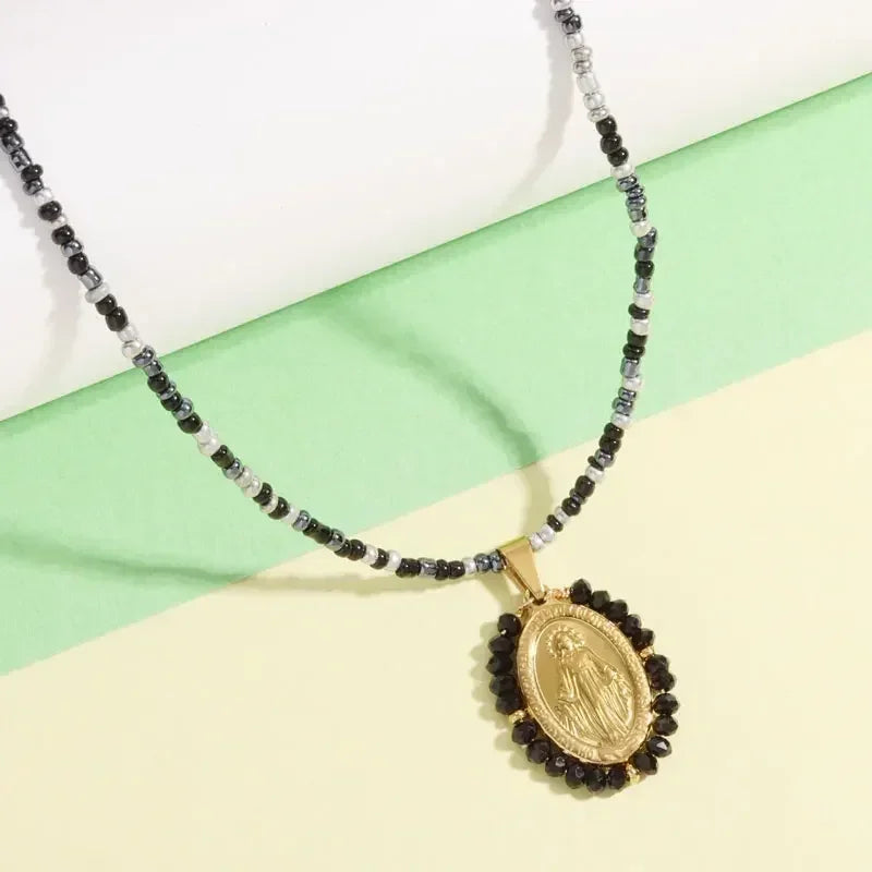 Delicate Crystal Cross Pendant Women Girls Necklace Elegant Party Wedding Jewelry Catholic Amulet Gift