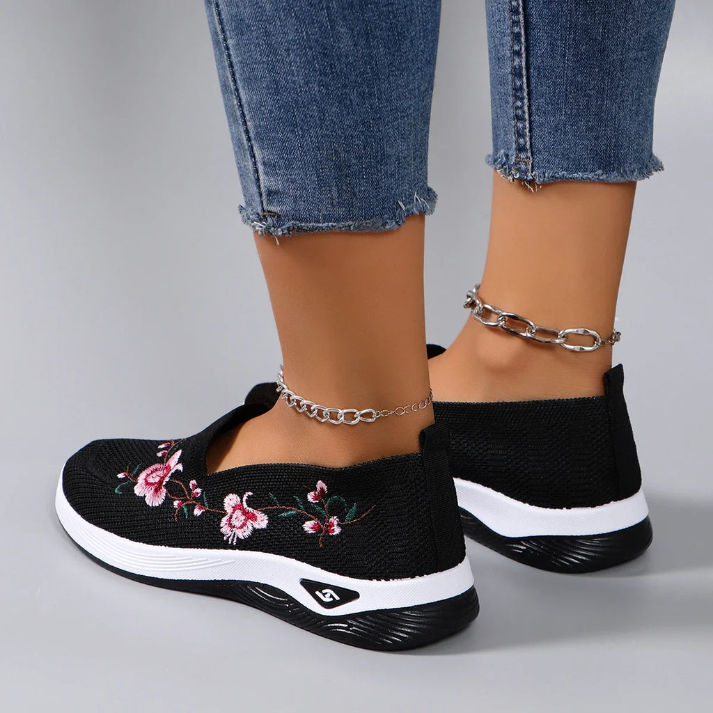 Women's summer breathable mesh flat shoes，women's shoes，casual sneakers shoes, clearance free shipping