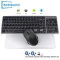New Bluetooth 5.0 Wireless Keyboard Mouse Set 2.4G English 102 Keycaps For MacBook iPad Tablet Rechargeable Mice Keyboard Laptop