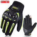 VEMAR Summer Motorcycle Gloves Men Black Full Finger Touchscreen Cycling ATV MTB Guantes Moto Luvas Bike Riding Glove Women Red