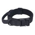 Tactical Dog Collar Adjustable Military Nylon Dog Collar with Control Handle and Heavy Duty Metal Buckle for Medium & Large Dog