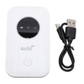 Portable WiFi Hotspot Supports 10 Connected Devices 300Mbps 3650mAh Battery Portable WiFi Router Plug and Play 4G 5G for RV