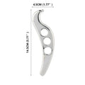 Stainless Steel Gua Sha Muscle Fascia Scraper Tool Skin Scraping Massage Tool Body Shoulder Back Arm Leg Massage Care