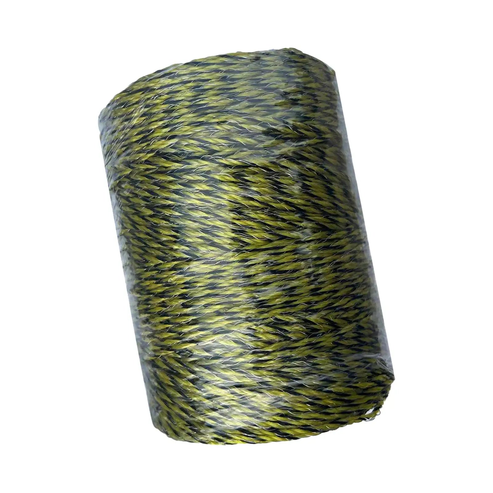 Electric Fence Polywire Wear Resistant Practical Convenient Sturdy Multipurpose 400M for Dogs Fence Pasture Sheep Cattle