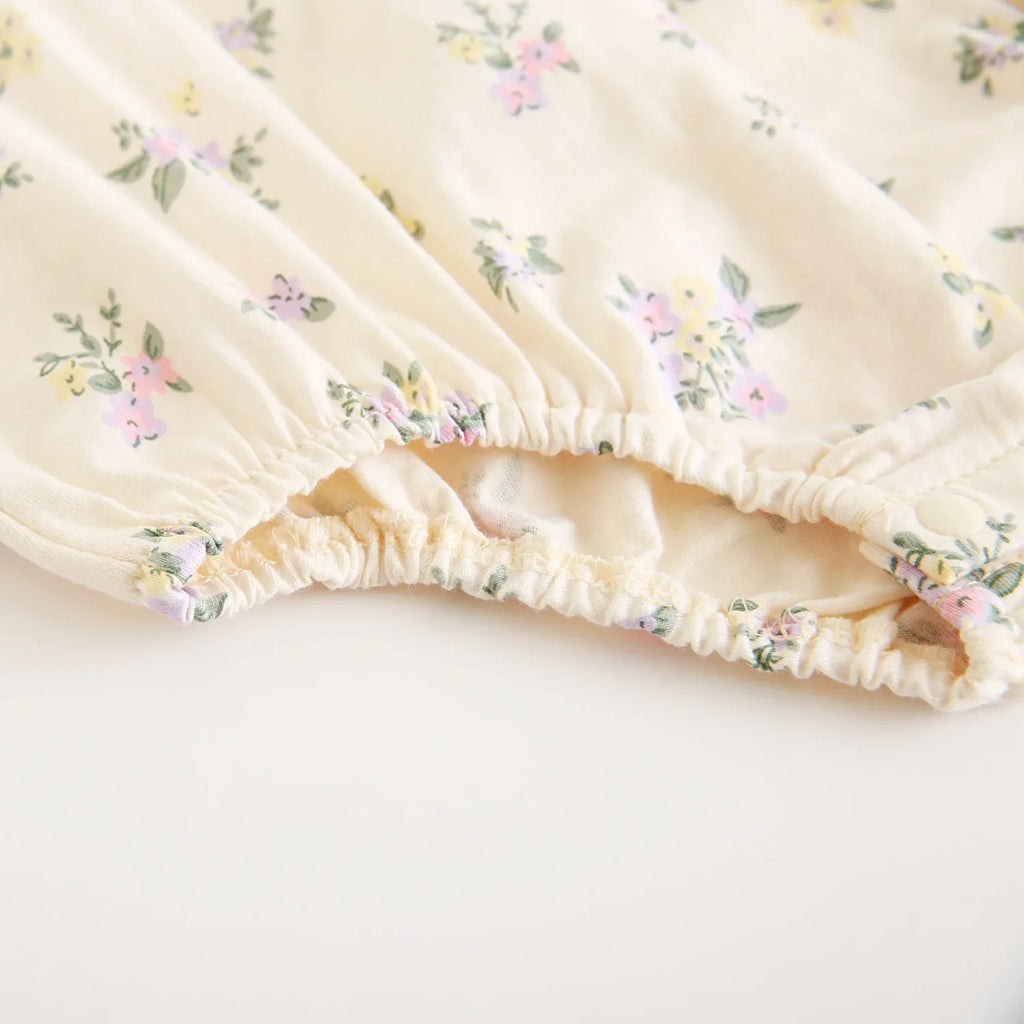 Little Flower Baby Girls Bodysuits Summer Soft Infants Cute Clothes