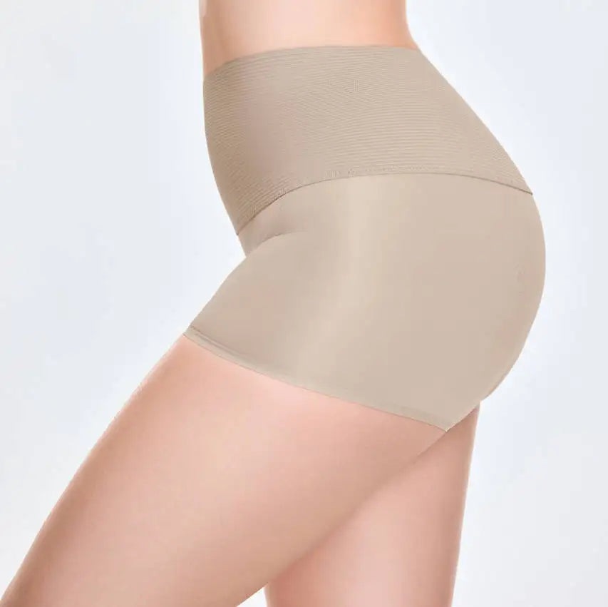 Women'S Breathable Underwear Spandex High Waisted Underwear Seamless Silk Tight And Comfortable Underwear