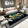 European Style Retro Court Rug Carpet Bohe Classical Mats Floor Mat Commercial Household Living Room Carpet Bedroom Beautiful