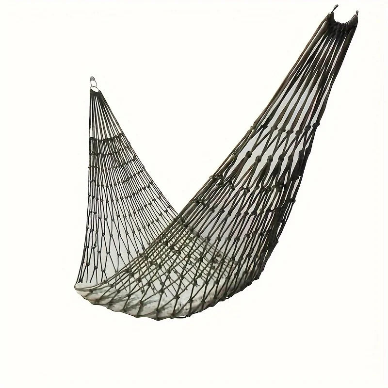 Outdoor Sports Hammock, Camping Hammock with Nylon Ropes And Hooks, Suitable for Gardens, Beaches, Patios, And Travel