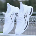 Men's Summer Running Casual Sports Shoes, Neutral Breathable Mesh Sports Shoes, Solid Color Suitable for Hiking, Gym