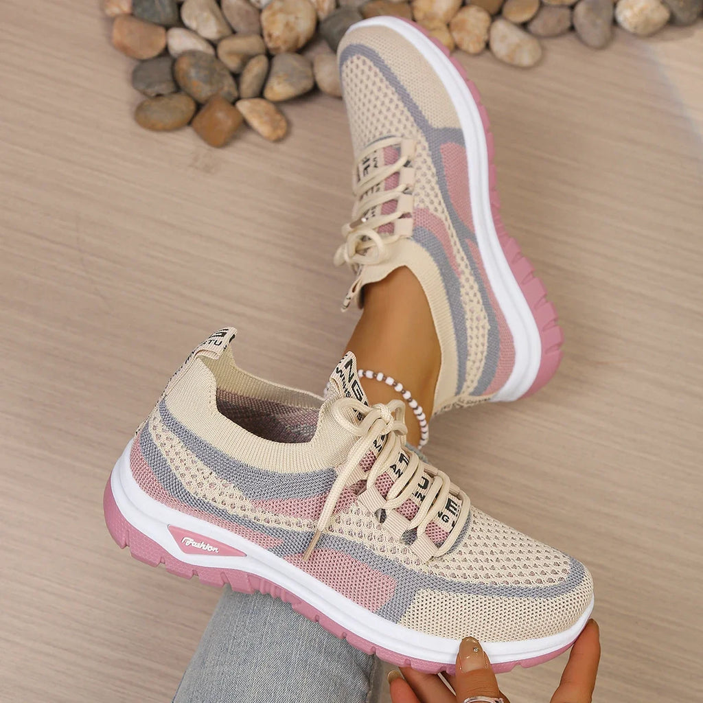 Women's Shoes Summer 2026 Casual Sneaker New Style Two-Color Single Shoes, Versatile, Casual and Fashionable Work Shoes