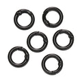 5Pcs Colorful  O Ring Spring Clasp Openable Round Carabiner Keychain Clips Hook Dog Chain DIY Jewelry Buckle Connector