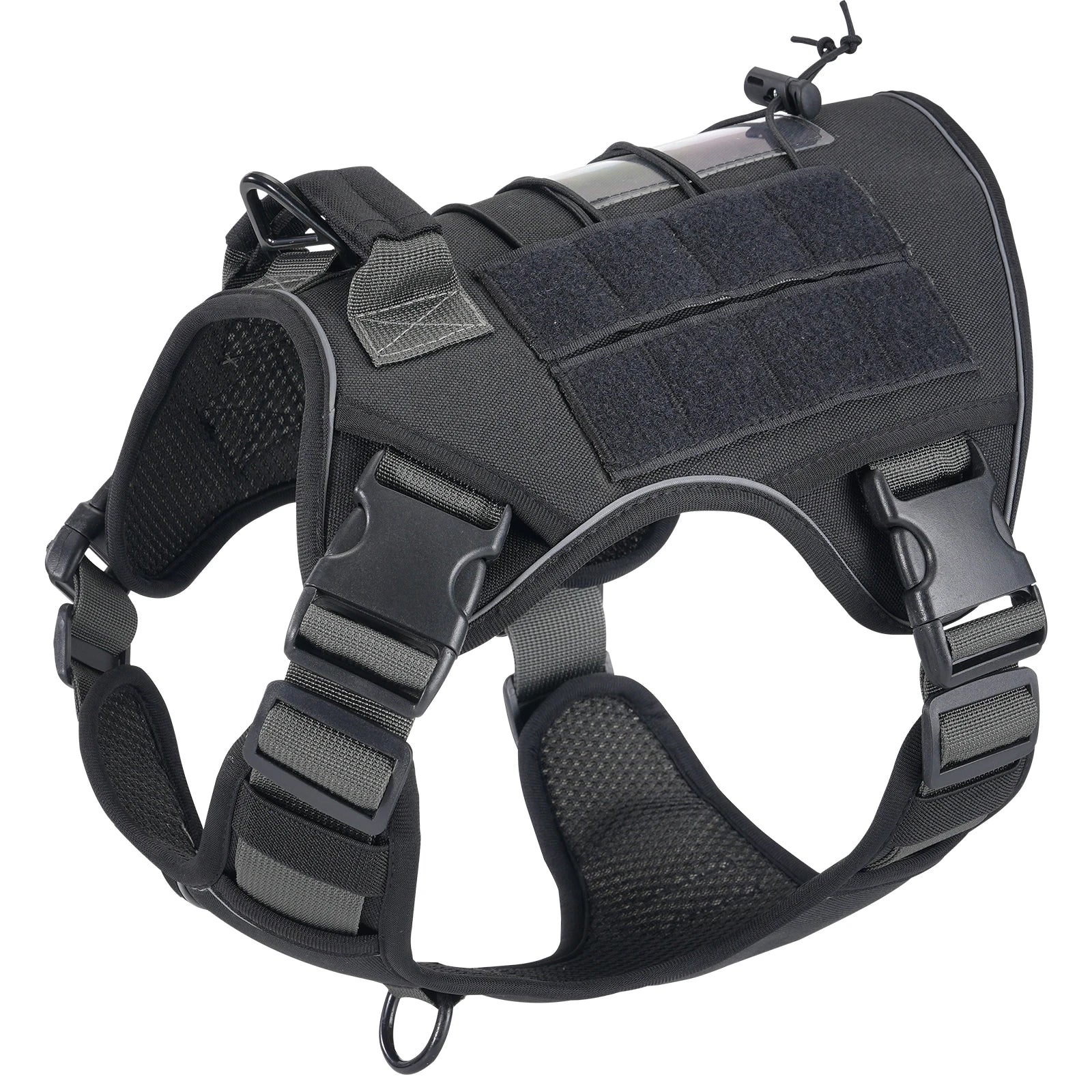 Tactical Dog Harness for Small Medium Large Dogs No Pull Adjustable Pet Harness Reflective Working Training Easy Control Vest