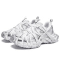 2025 High Quality New Men's Women's Shoes Summer Breathable Running Comfortable Sports Mesh Couple Dad Shoes Male Fashion Shoe