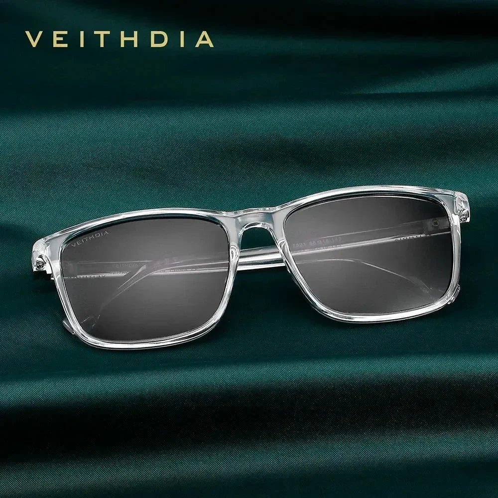 VEITHDIA Brand New Sunglasses Unisex Retro TR90 Sunglasses Polarized UV400 Lens Vintage Eyewear Sun Glasses For Men/Women 7521