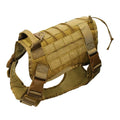 Tactical Camouflage Dog Vest Harness for Medium and Large Dogs，Easy Control and Comfortable for Hiking ，Training, and Outdoor