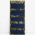 Folding Portable Solar Charging Panel; Outdoor Camping Charging Is No Trouble; The Pattern Is Super Cool