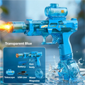 Electric Pulse Water Guns Automatic Water Gun With Led Light Water Blaster Squirt Gun Summer Outdoor Party Toys Gifts For Adult