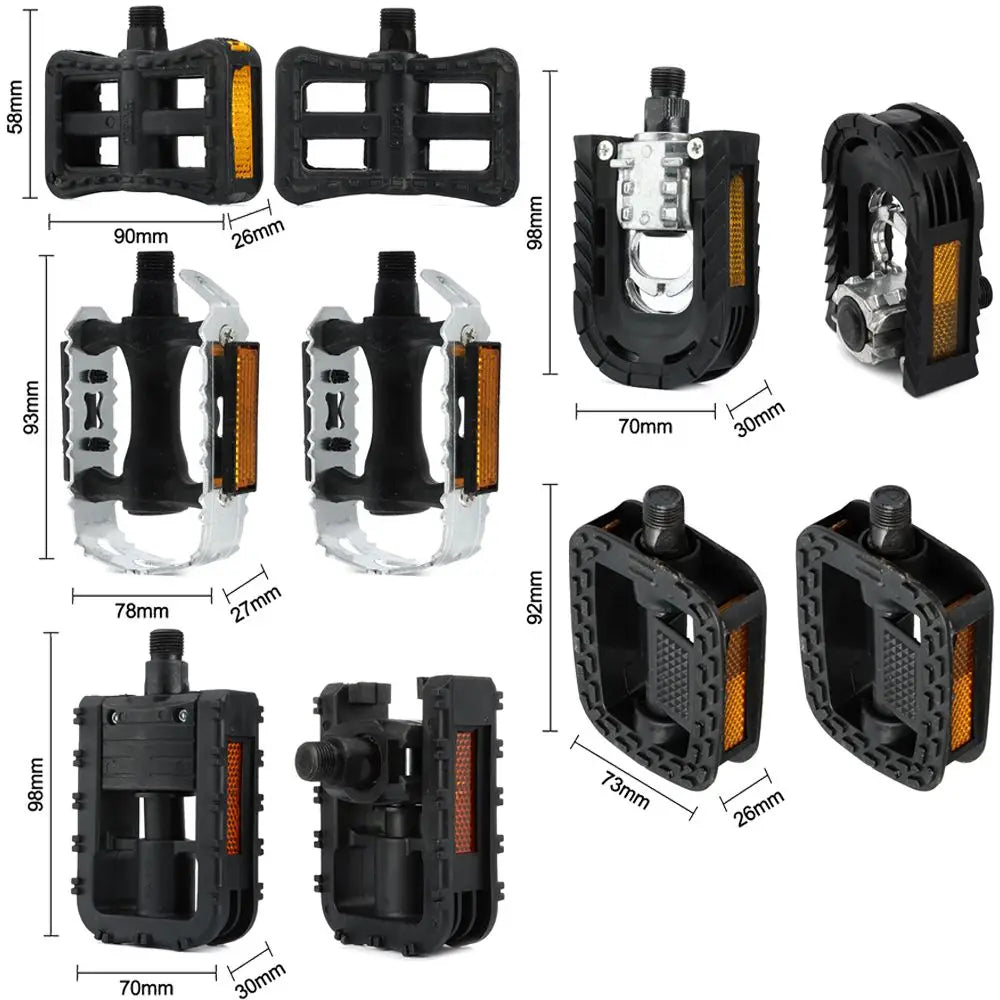 E-bike Folding Pedals Anti-slip Refitting Platform Pedal Scooter Parts Electric Bicycle Accessories Cycling Supplies Alloy