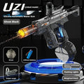 UZI Electric Water Gun with Lights Cool Electric Continuous Firing and Reloading Summer Water Play Kid’s Adult Toy Water Gun