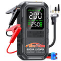 4-IN-1 Car Jump Starter with Air Compressor Peak 4000A Auto Battery Booster 200PSI Air Pump Portable Power Bank Tire Inflator