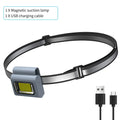 Multifunctional LED Portable Light with Magnetic Charging Light Clothespin Running Light Silicone Work Headlight Dog Chain Light