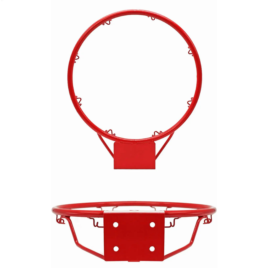 Basketball Hoop 32cm Wall Mounted Sports Ball Hoop with Net Basketball Goal Replacement Mini Rim for Playground Home Gym