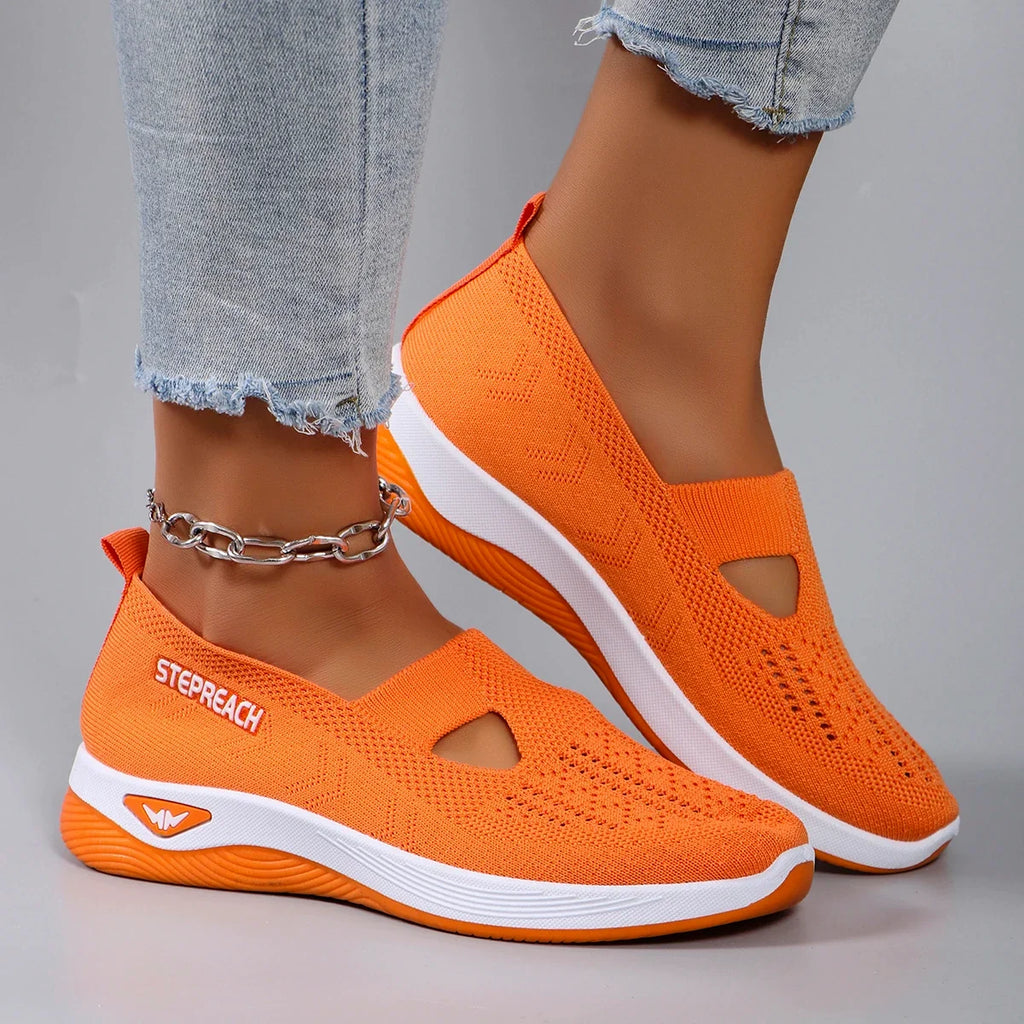 Women's summer breathable mesh flat shoes women's shoes casual sneakers shoes, clearance free shipping