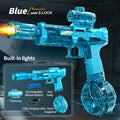 Electric Water Gun with Flashing Function Continuous Spray Water Gun Summer Outdoor Game Water Gun Children's and Adult Toy Gift
