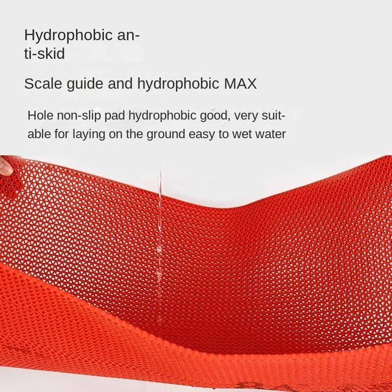 Halloween Gift Water Resistant Anti Slip Floor Mat for Bathroom Kitchen Toilet Hollow Shower Rug for Home Decoration Use Daily