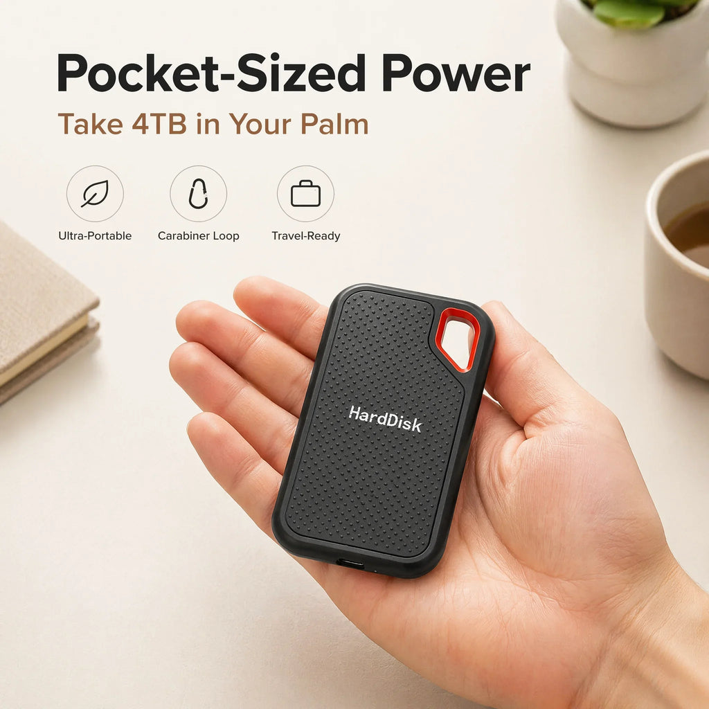 Massive capacity 128TB USB 3.2 external hard drive portable SSD 16TB original high-performance for desktop