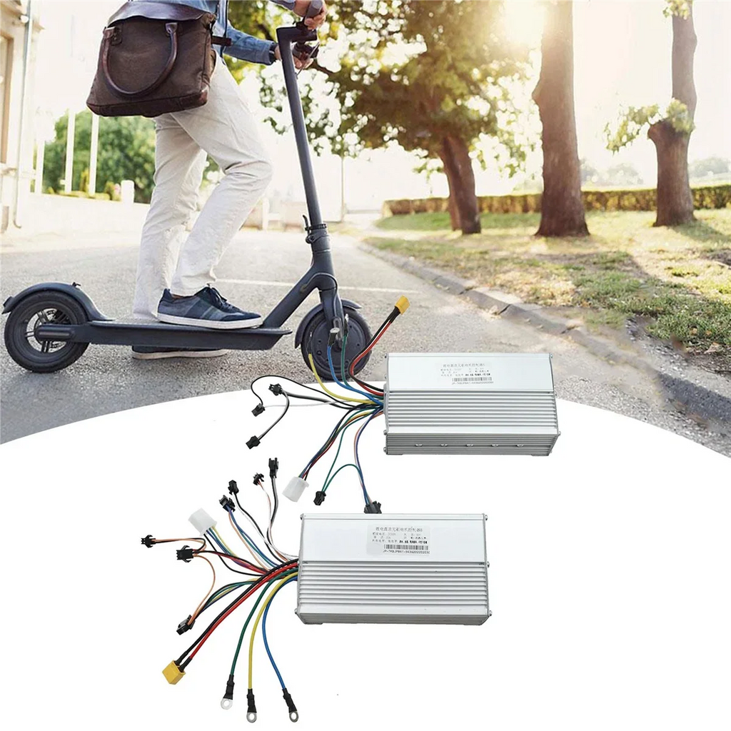 For JP 60V 50A DC Brushless Controller Dual Motor for Electric E Bike Brushless Controller