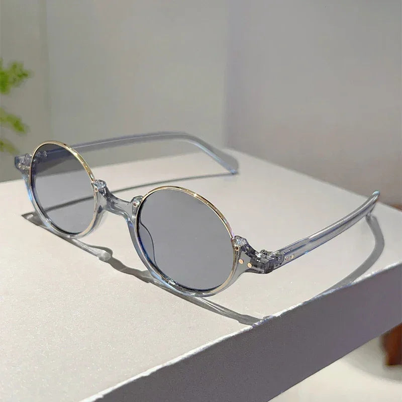 KAMMPT Vintage Oval Sunglasses Men 2024 New in Retro Outdoor Casual Sun Glasses Women Stylish Luxury Brand Design Decor Shades