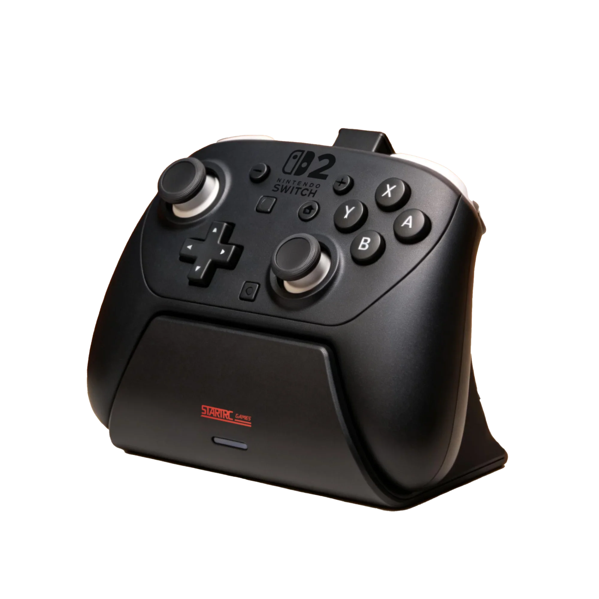 Charging Dock Station For Switch2 Pro Game Controller Fast Charger With Led Indicator Light For Nintendeo Switch 2 Accessory