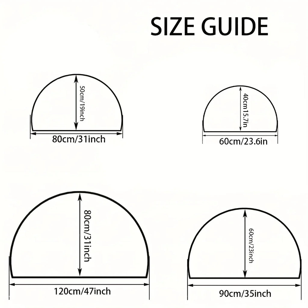 Semi-circular door rubbing mat arched diatomite printed entrance mat porch non-slip mat entrance water-absorbing mat