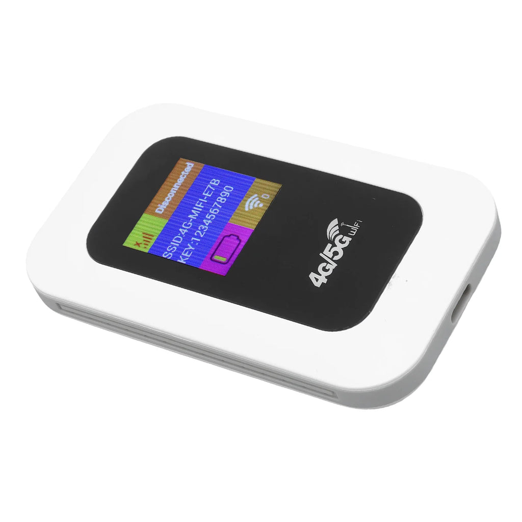 Portable WiFi Router WiFi Mobile Hotspot Device 300Mbps High Speed 4G 5G Pocket Wireless Network WiFi Device for Travel Camping