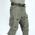Tactical Cargo Pants for Men Multi Pocket Wear Resistant Outdoor Hiking Training Military Loose Fit Casual