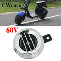 60V 0.2A 100dB Electric Scooter Electric Horn Kits For Citycoco Electric Scooter Harley Electric Scooter Waterproof Loud Horn