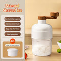 Mini Ice Crusher Portable Shaved Ice Machine Hand Operated Shaved Ice Milkshake Maker Household Smoothie Machine Kitchen Tool