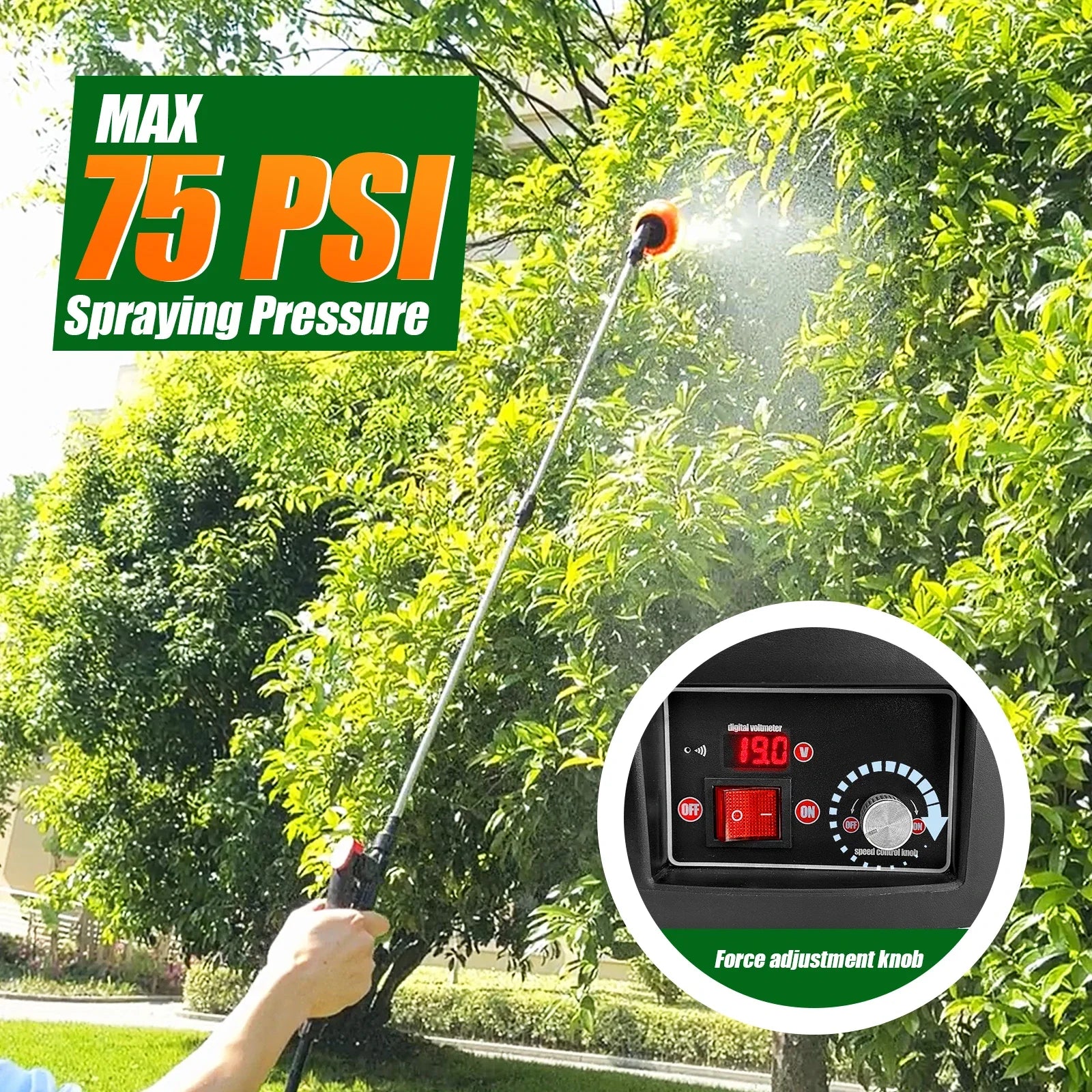 16L Garden Electric Sprayer Agricultural Irrigation Sprayer, Backpac
